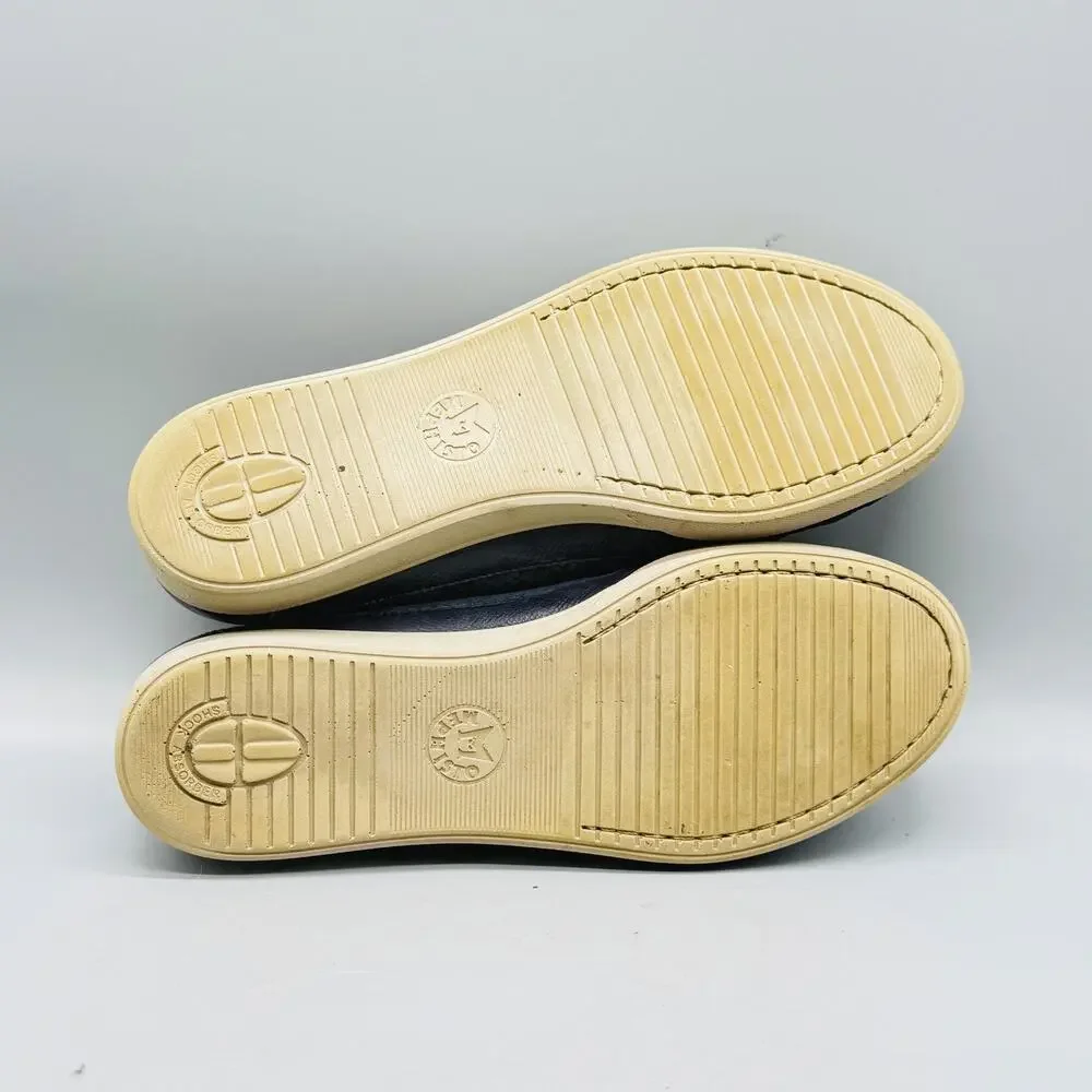 Mephisto Shoes Womens 7 Blue Leather Runoff Snake Print Low Top Lace Up Sneakers - Picture 8 of 11